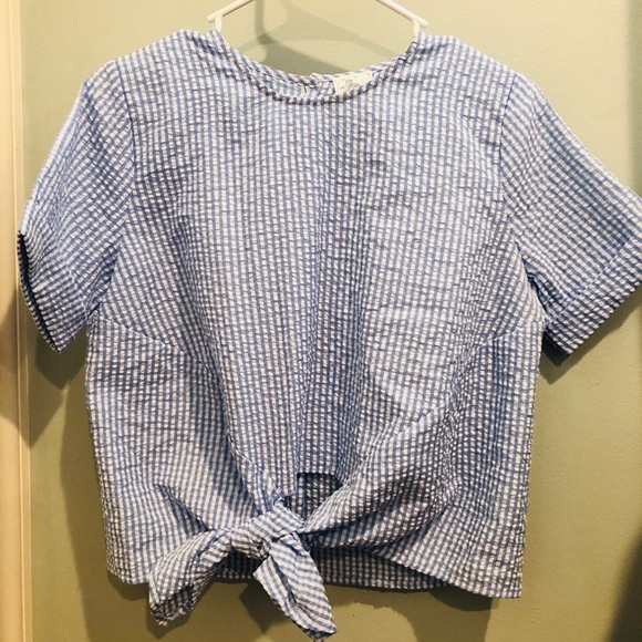 SADIE & SAGE BLUE KNOT TOP SIZE S - Picture 3 of 5